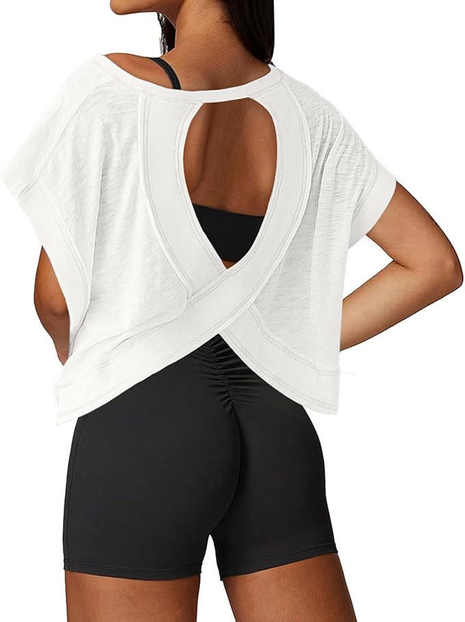 UNIANKIYA Open Back Tops